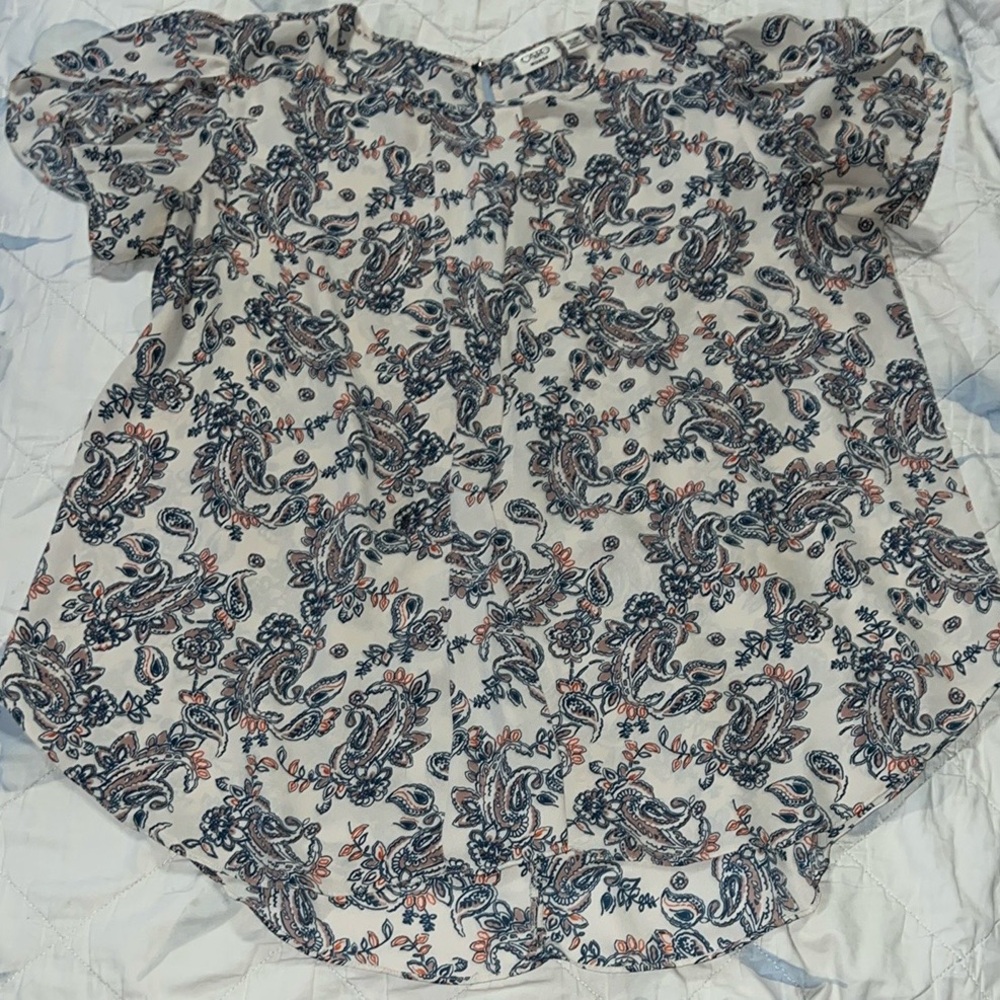 Floral Paisley Blouse Cato Women’s Size 18-20W
